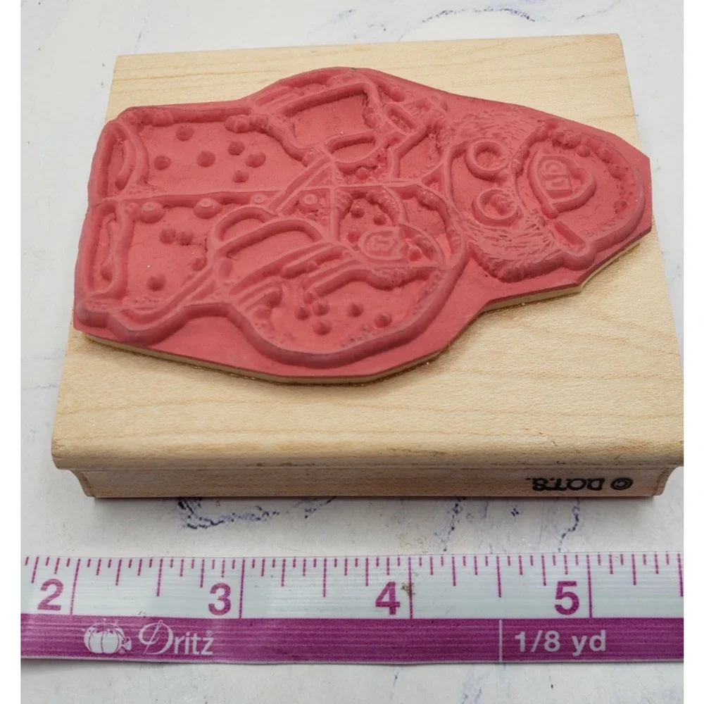 DOTS Firefighter Fun Fireman First Responder Firefighter Q210 Rubber Stamp